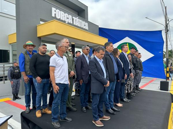 Sorriso: Vereadores participam da inauguração do Batalhão da Força Tática