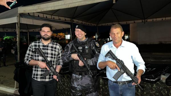 Iago Mella participa da entrega do 11º Batalhão da Polícia Militar e cobra reforço para o efetivo de Sorriso