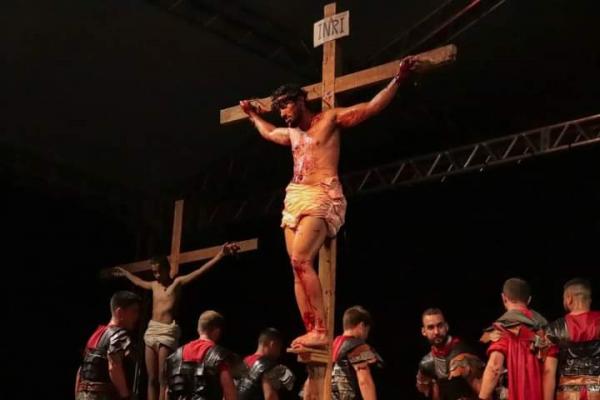 Paixão de Cristo será encenada no Estádio Egídio José Preima