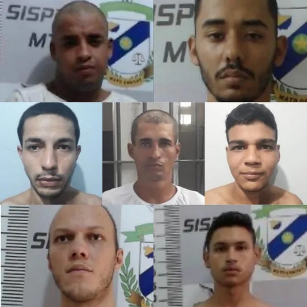 MT: Sete presos fazem buraco em tela de cela e fogem de penitenciária em Peixoto de Azevedo